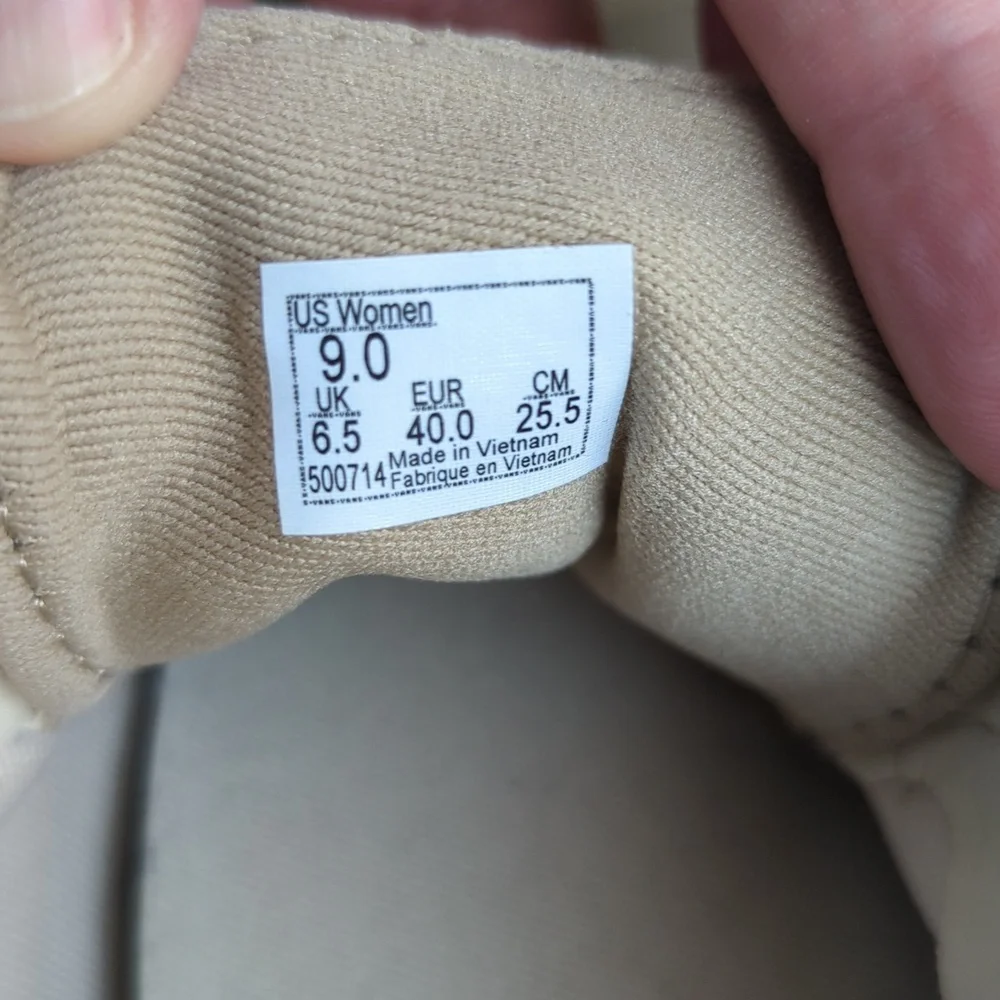 Vans Ward Lo Sneakers Taupe Marshmallow Beige, Women's 9 - Picture 7 of 8